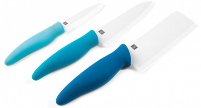 Набор кухонных ножей Xiaomi Fire Ceramic Knife Cutting Board Set